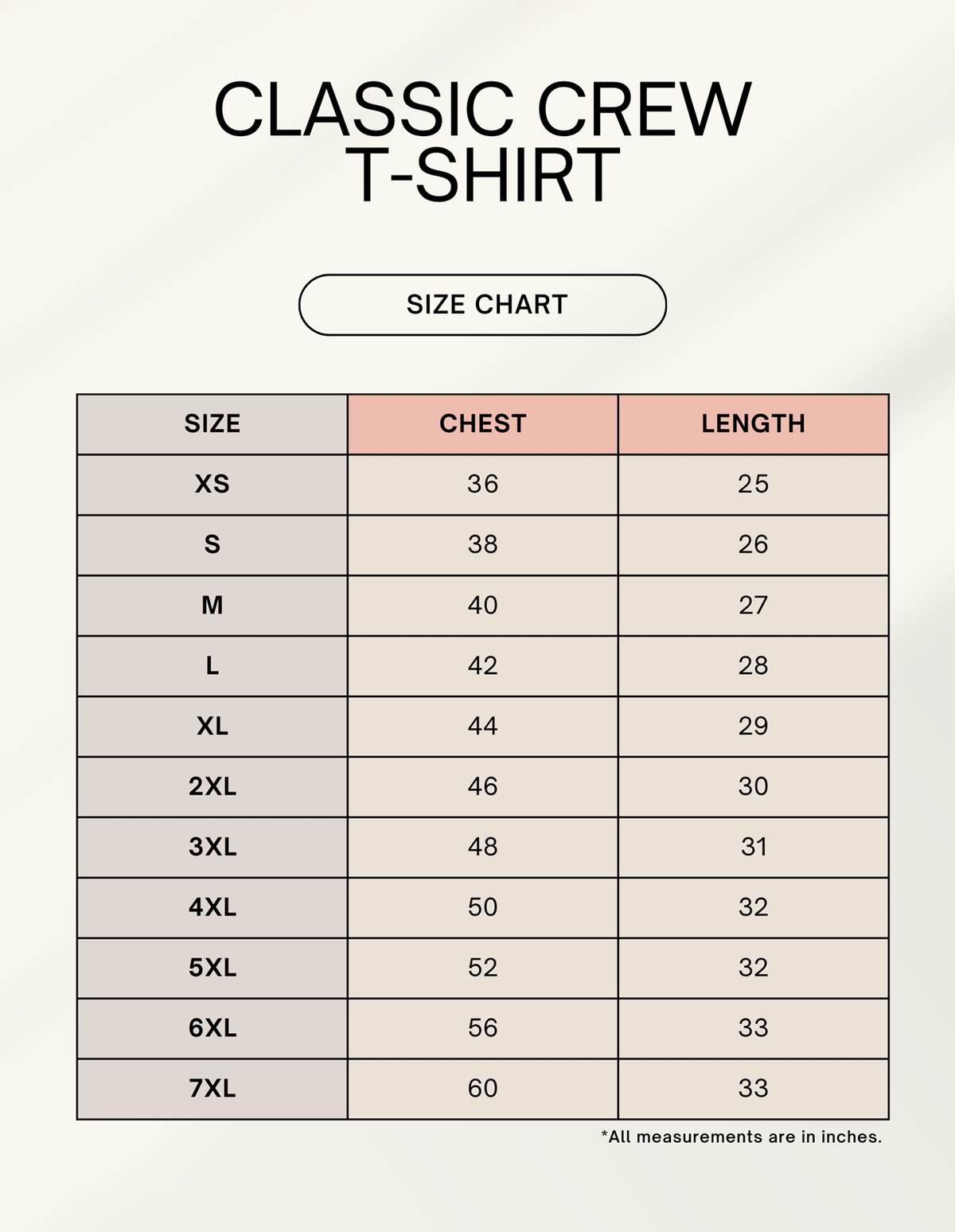 Classic Crew Neck T-Shirt